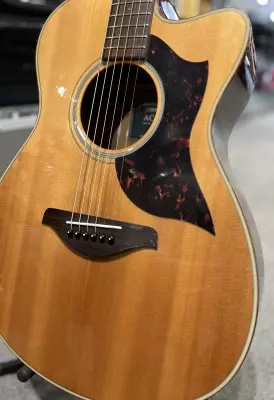 Yamaha - AC1M Spruce/Mahogany Concert Cutaway - Vintage Natural 3